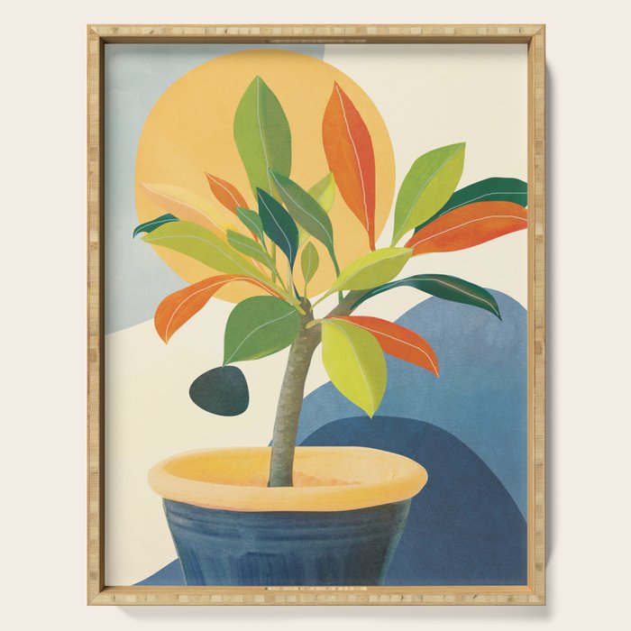 Colorful Branching Out 36 Serving Tray Gallery Image 1