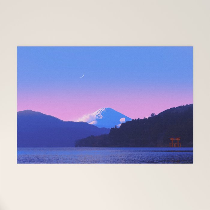 Mount Fuji Sunrise Welcome Mat Gallery Image 1