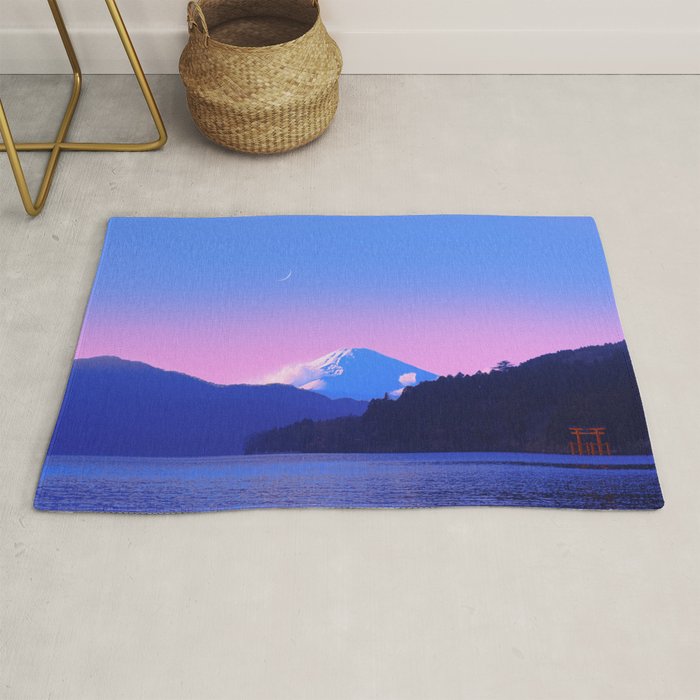 Mount Fuji Sunrise Rug Gallery Image 1