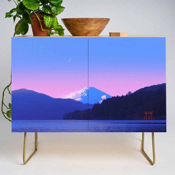 Mount Fuji Sunrise Credenza Gallery Image 1