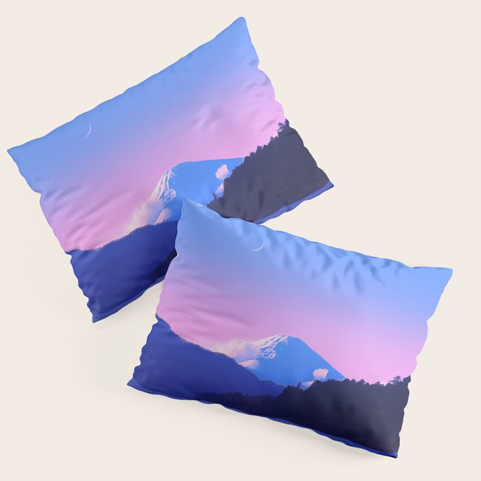 Mount Fuji Sunrise Pillow Sham Gallery Image 1