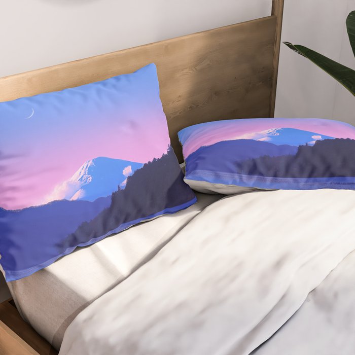 Mount Fuji Sunrise Pillow Sham Gallery Image 2