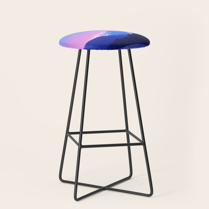 Mount Fuji Sunrise Stool Gallery Image 1