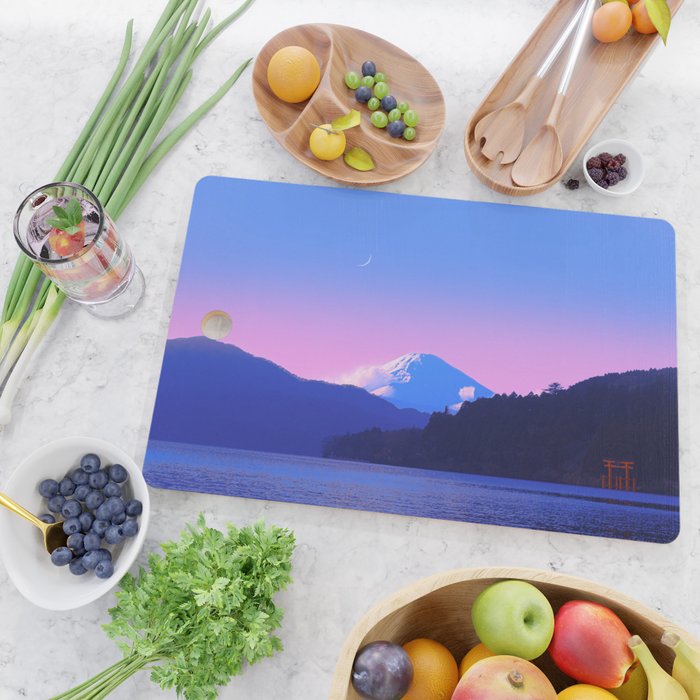 Mount Fuji Sunrise Cutting Board Gallery Image 2