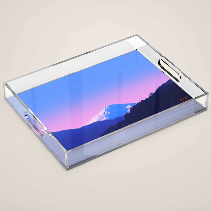 Mount Fuji Sunrise Acrylic Tray Gallery Image 1