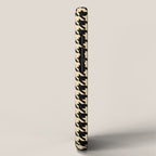 Black and Tan Classic houndstooth pattern iPhone Case Gallery Image 2