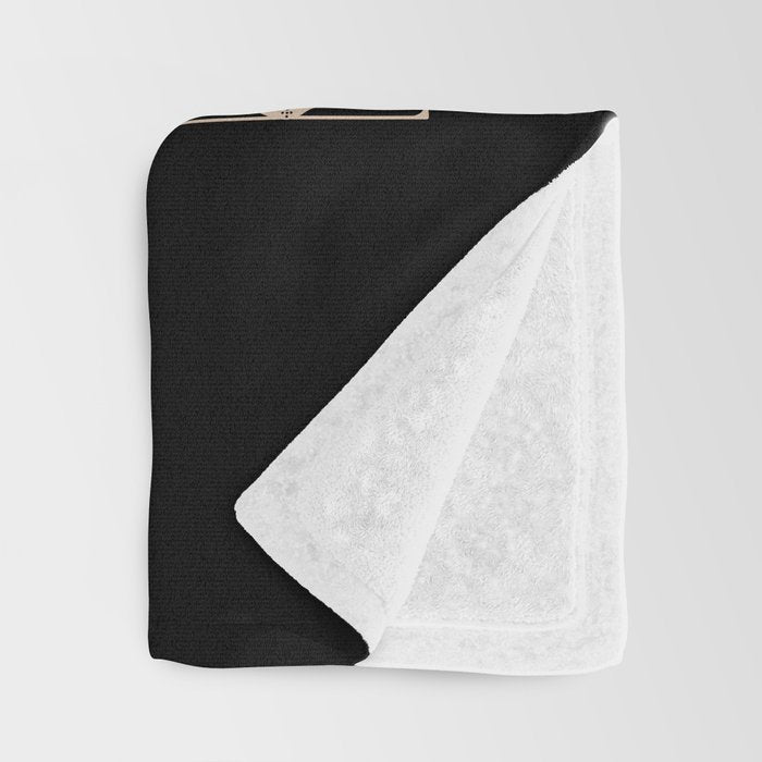 It Was All A Dream - Black & Tan Throw Blanket Gallery Image 3