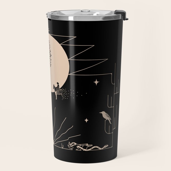 It Was All A Dream - Black & Tan Travel Mug Gallery Image 2