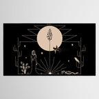 It Was All A Dream - Black & Tan Tablecloth Gallery Image 2