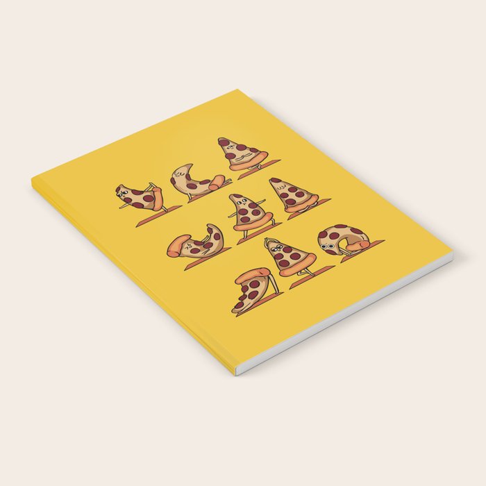 Pizza Yoga Notebook Gallery Image 1