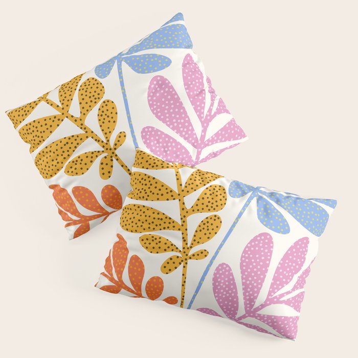 Everywhere All The Time / Whimsical Botanical Series Pillow Sham Gallery Image 3