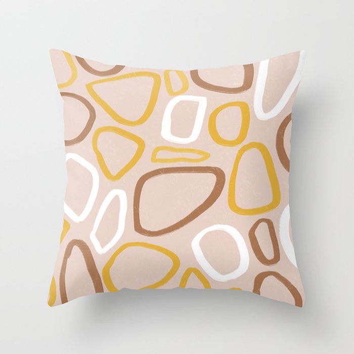 Abstract No.10 Throw Pillow Gallery Image 6