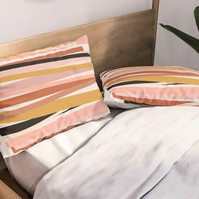 Linear stack Pillow Sham Gallery Image 2