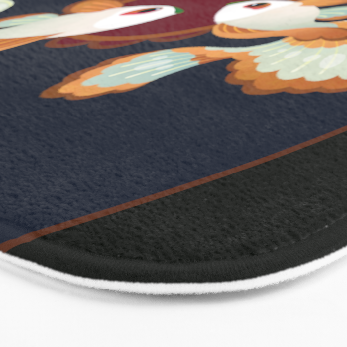 Three tosakin goldfish Bath Mat Gallery Image 3