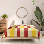 Marigold and Maple - Abstract Geometric Pattern Comforter Gallery Image 3