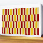 Marigold and Maple - Abstract Geometric Pattern Wall Mural Gallery Image 2