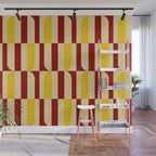 Marigold and Maple - Abstract Geometric Pattern Wall Mural Gallery Image 1