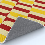 Marigold and Maple - Abstract Geometric Pattern Rug Gallery Image 4