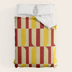 Marigold and Maple - Abstract Geometric Pattern Comforter Gallery Image 6