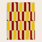 Marigold and Maple - Abstract Geometric Pattern Poster Gallery Image 4
