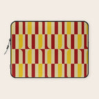 Marigold and Maple - Abstract Geometric Pattern Laptop Sleeve Gallery Image 1