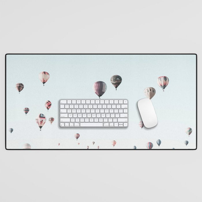 Hot Air Balloons Blue Sky Desk Mat Gallery Image 1