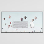 Hot Air Balloons Blue Sky Desk Mat Gallery Image 1