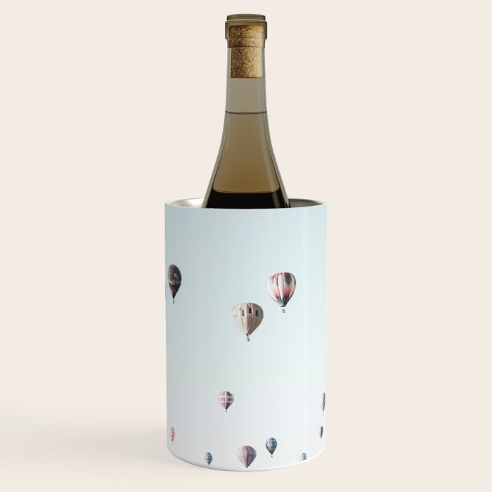 Hot Air Balloons Blue Sky Wine Chiller Gallery Image 3
