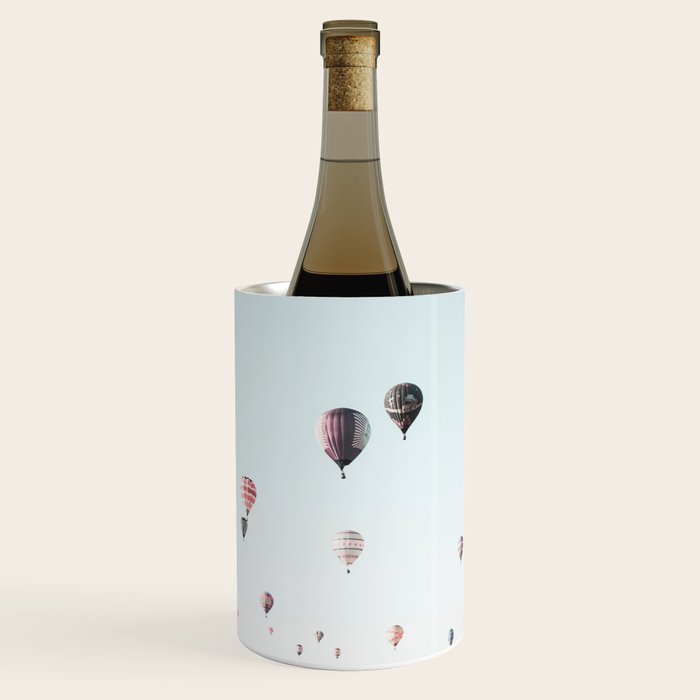 Hot Air Balloons Blue Sky Wine Chiller Gallery Image 1