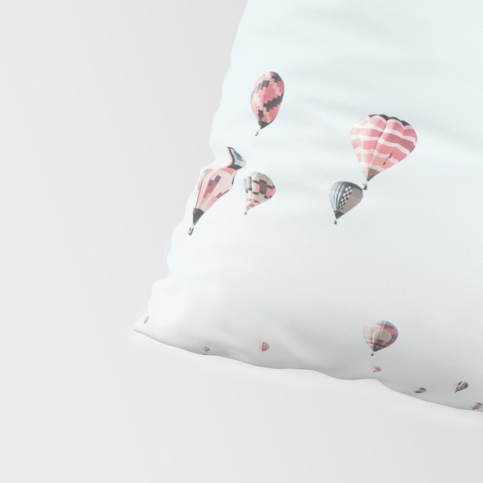Hot Air Balloons Blue Sky Pillow Sham Gallery Image 4