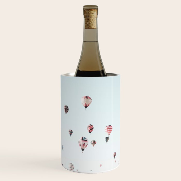 Hot Air Balloons Blue Sky Wine Chiller Gallery Image 2