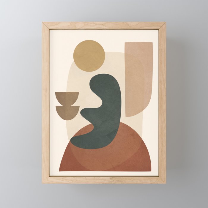 Abstract Minimal Art 28 Mini Art Print Gallery Image 1
