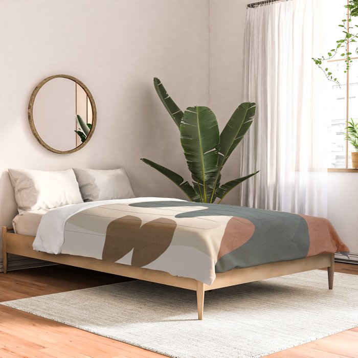 Abstract Minimal Art 28 Comforter Gallery Image 2