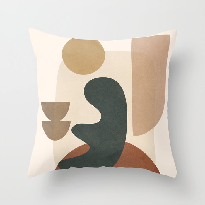 Abstract Minimal Art 28 Throw Pillow Gallery Image 6