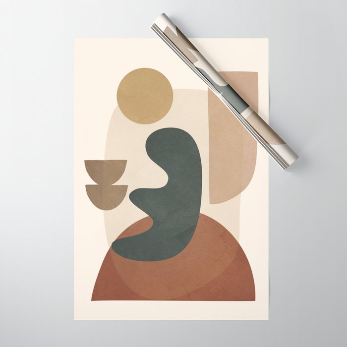 Abstract Minimal Art 28 Wrapping Paper Gallery Image 1