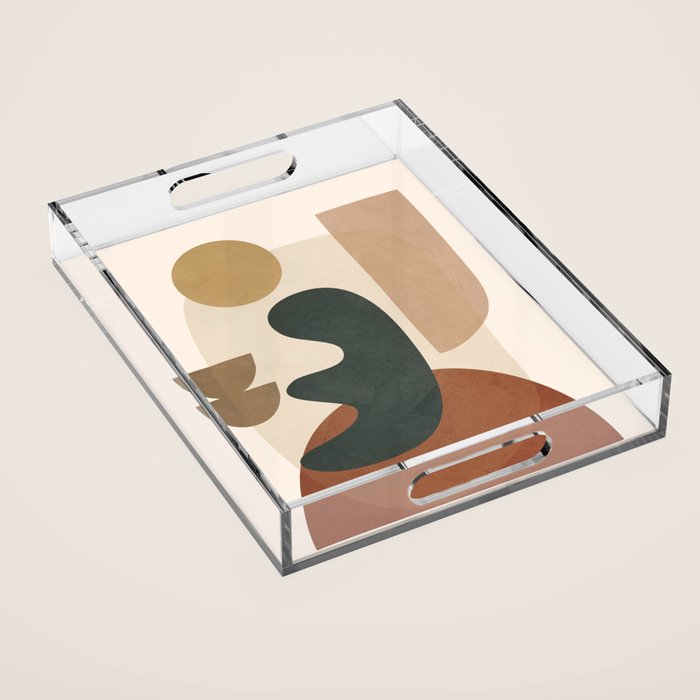 Abstract Minimal Art 28 Acrylic Tray Gallery Image 1