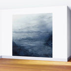 Indigo Abstract Painting | No.2 Wall Mural Gallery Image 2