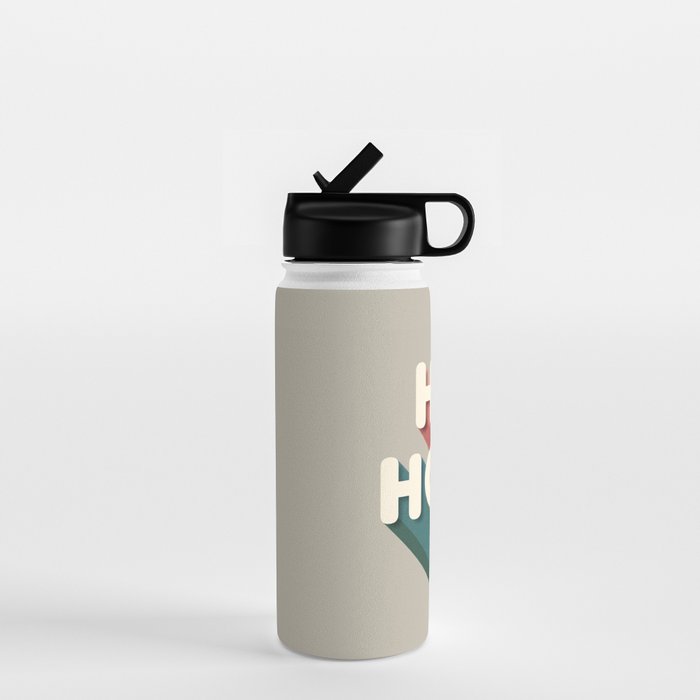 HIP HOP - retro typography Water Bottle Gallery Image 1