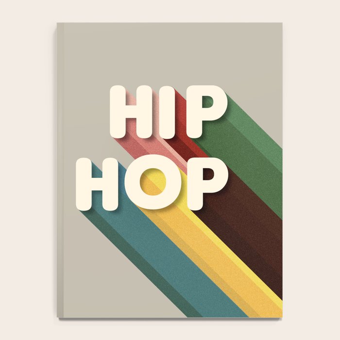 HIP HOP - retro typography Notebook Gallery Image 4