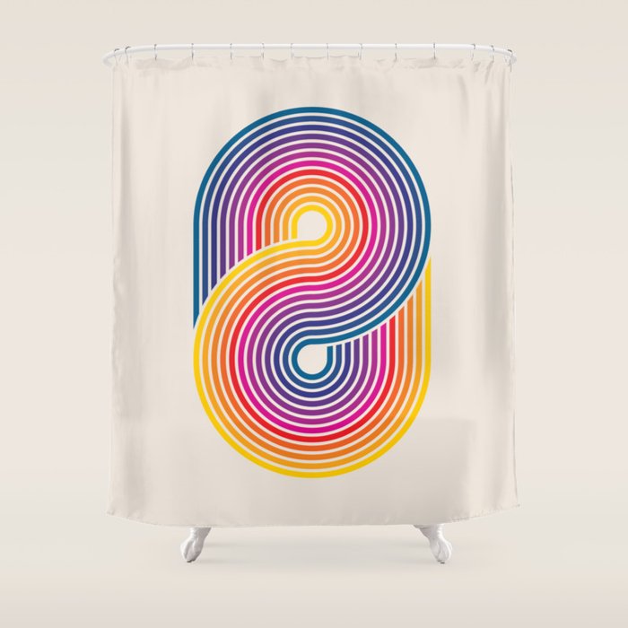 Candy Joyride: 80s Edition Shower Curtain Gallery Image 1