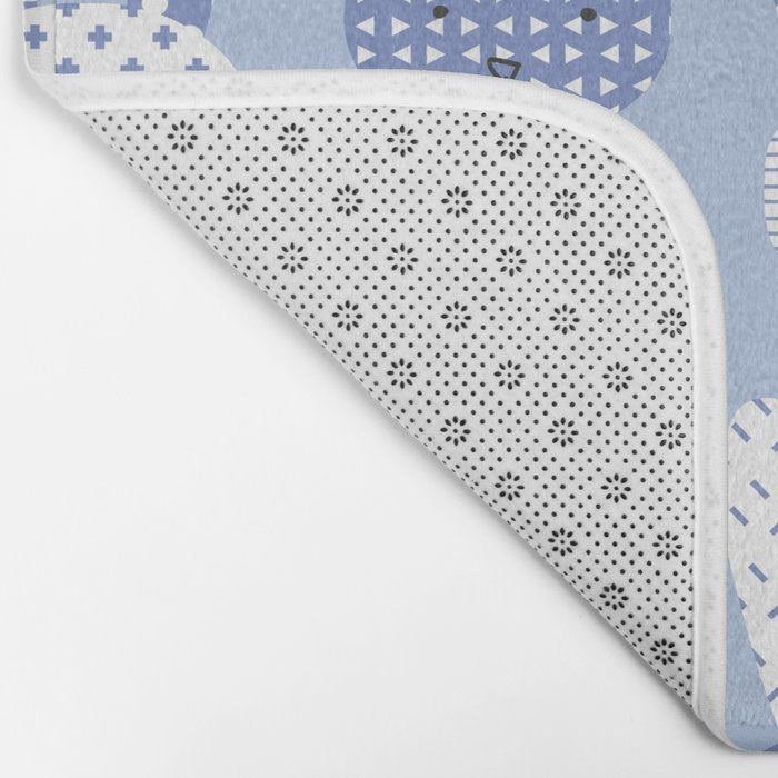 Blue Bunny Bath Mat Gallery Image 2