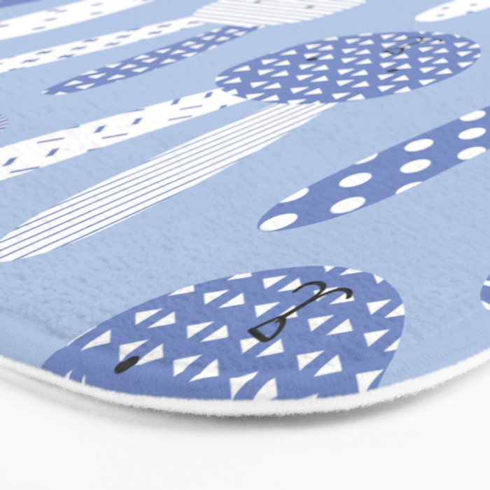 Blue Bunny Bath Mat Gallery Image 3