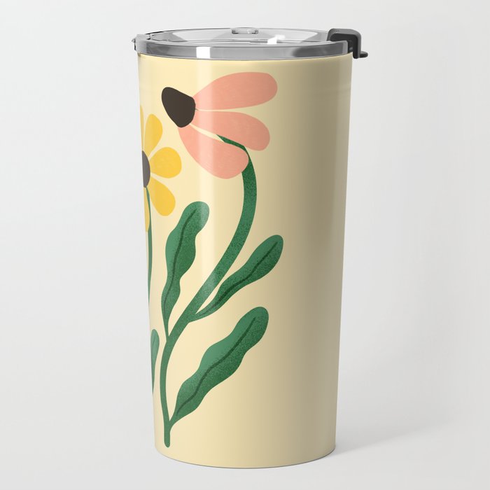 Brown Eyed Susans Flower Market Travel Mug Gallery Image 2