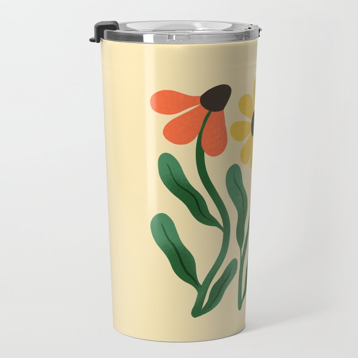 Brown Eyed Susans Flower Market Travel Mug Gallery Image 3