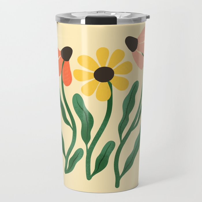 Brown Eyed Susans Flower Market Travel Mug Gallery Image 1