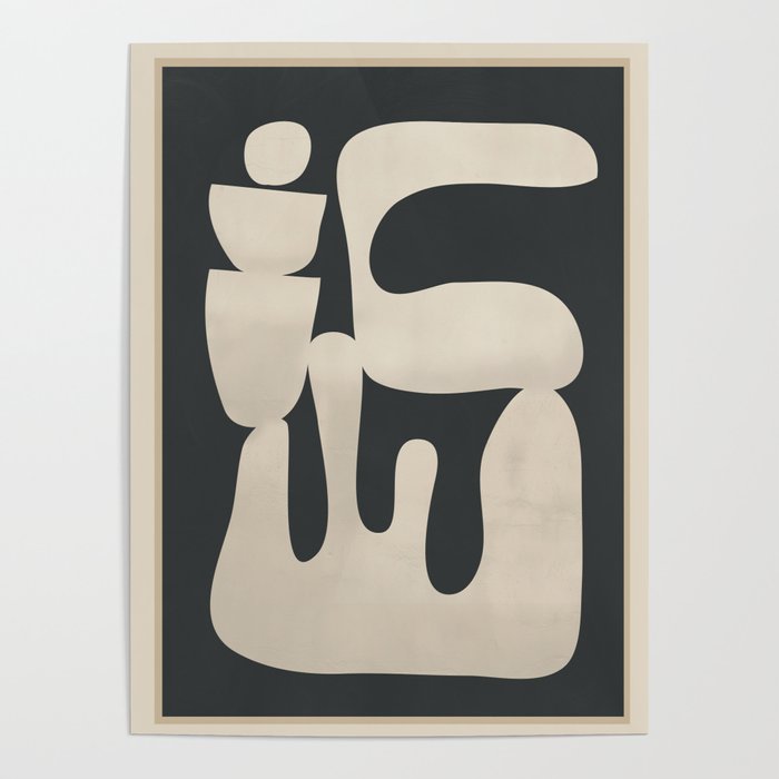Modern Abstract Minimal Shapes 33 Poster Gallery Image 1