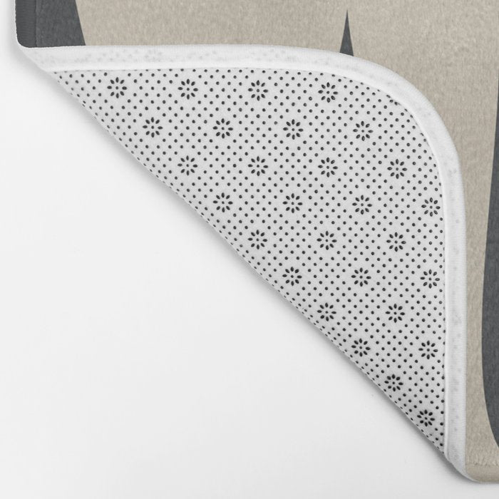 Modern Abstract Minimal Shapes 33 Bath Mat Gallery Image 2