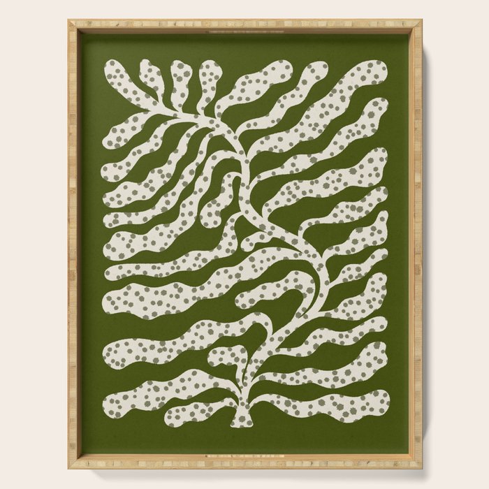 Leafy Plant #1 Serving Tray Gallery Image 1