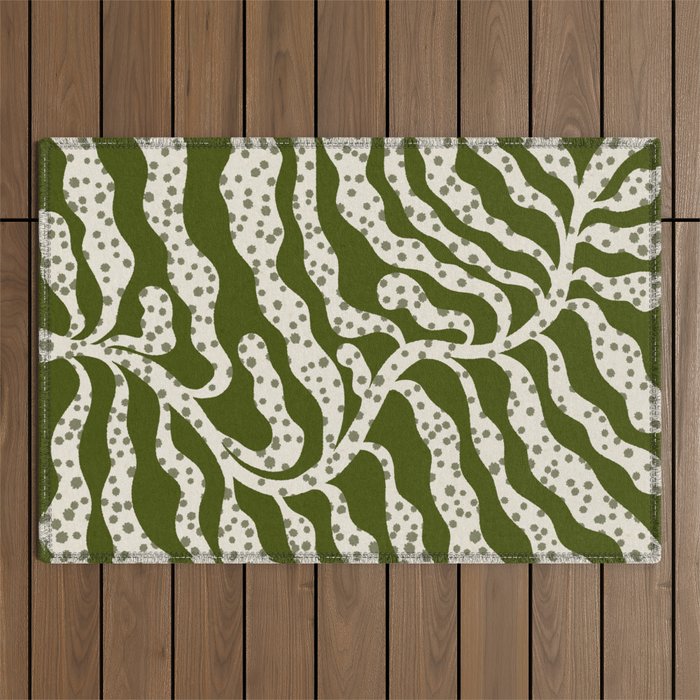 Leafy Plant #1 Outdoor Rug Gallery Image 1