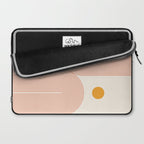 Abstraction_SUN_DOUBLE_LINE_POP_ART_Minimalism_001C Laptop Sleeve Gallery Image 2